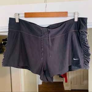 NIKE dark grey lined women’s Dri-fit shorts